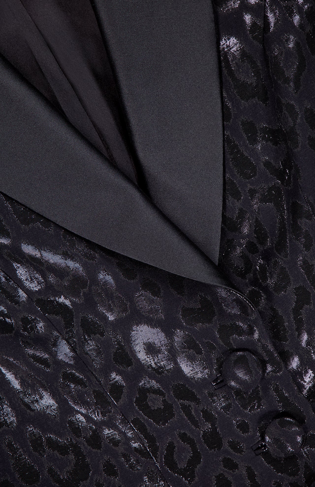 Lurex Jacquard Leopard Print Jacket - Image 2