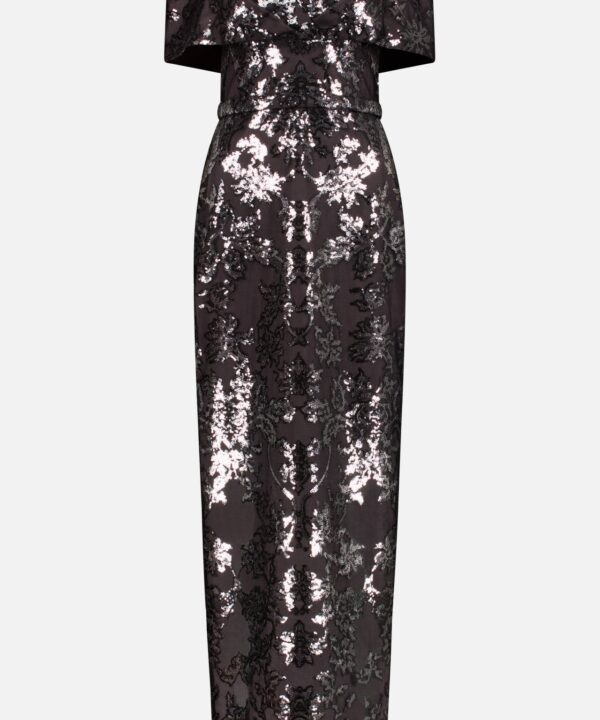 Mesh Tulle Sequin Gown
