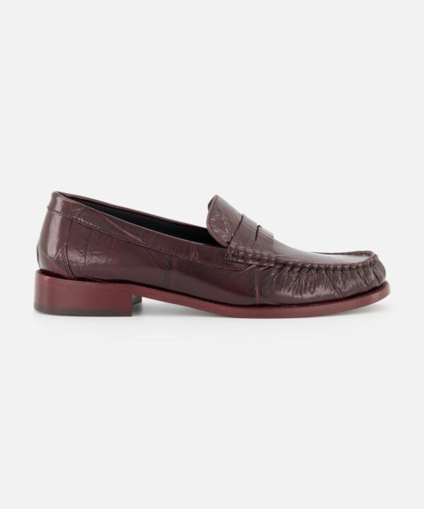 Dylan Croco Embossed Loafer