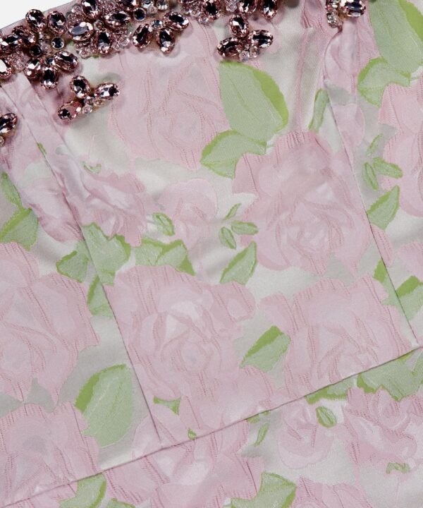 Alternative view of Garden Jacquard Crystal Top