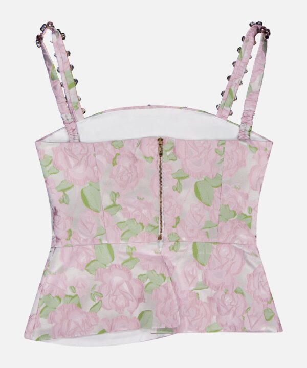 Garden Jacquard Crystal Top - Image 3