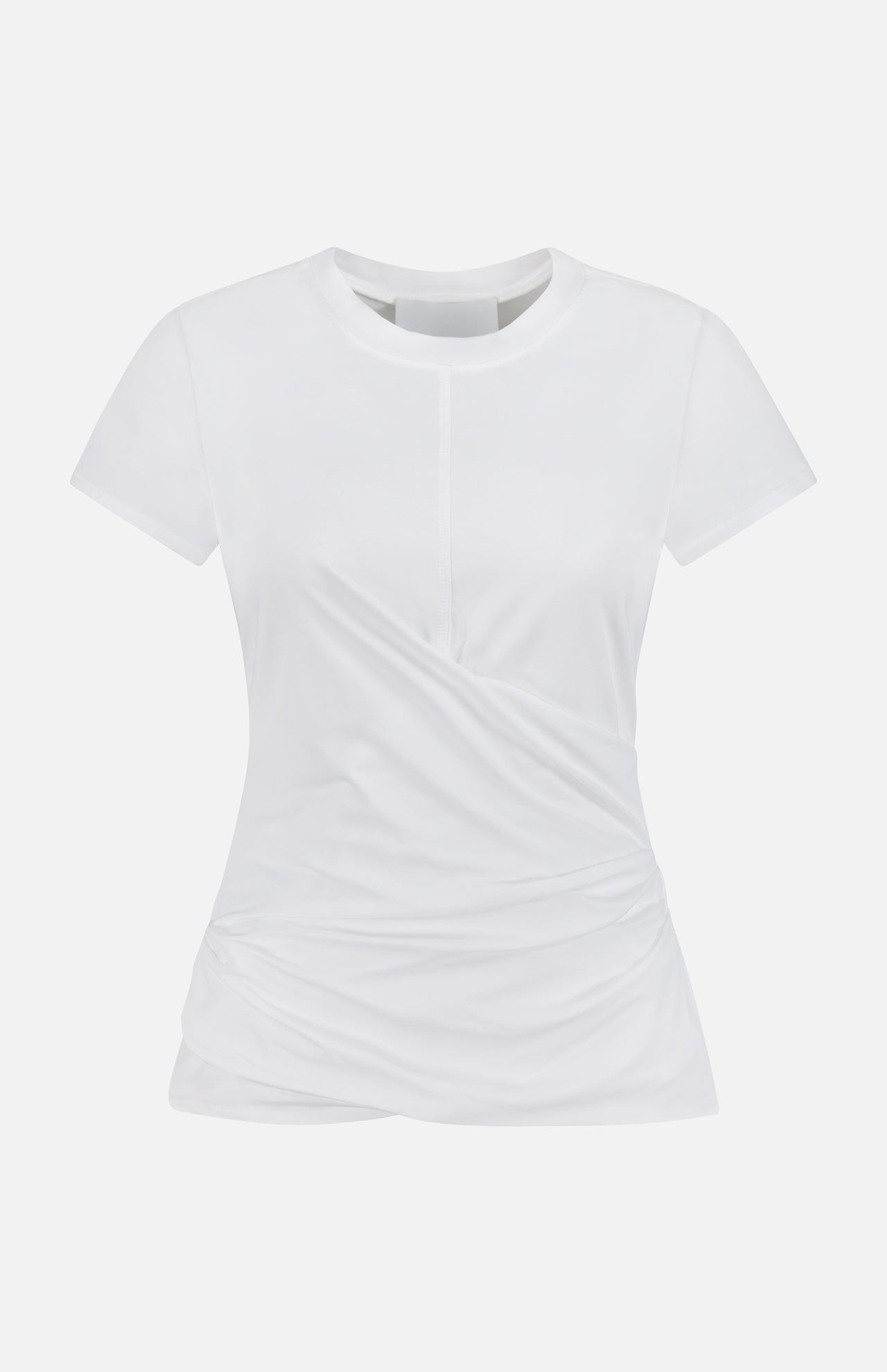 Draped Short Sleeve T-Shirt