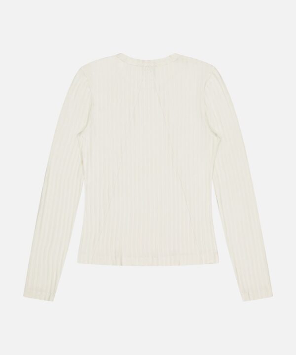 Natalia Long Sleeve Ribbed Shirt - Image 3