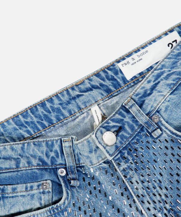 Alternative view of Cam Full Straight Jean in Dekalb Jewel