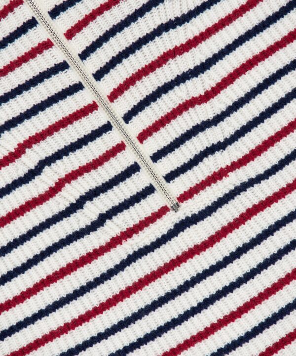 Georgie Stripe Half Zip Sweater - Image 3