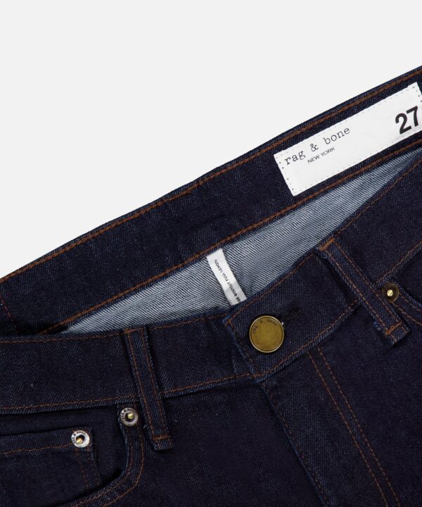 Alternative view of Kinsley Low Rise Full Bootcut Jean in Dark Rinse