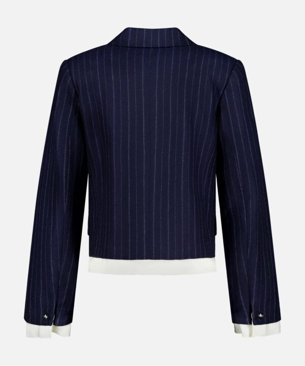 Lawrence Striped Crop Blazer - Image 3