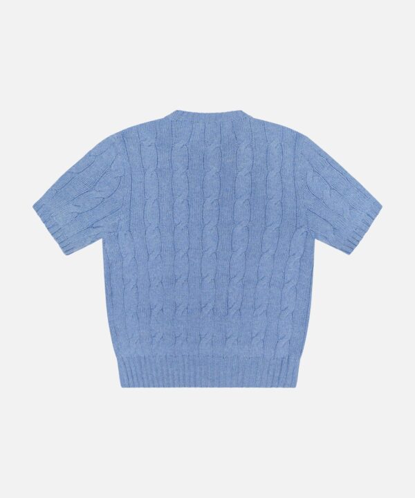 Cashmere Classic Cropped Pullover Sweater - Image 3