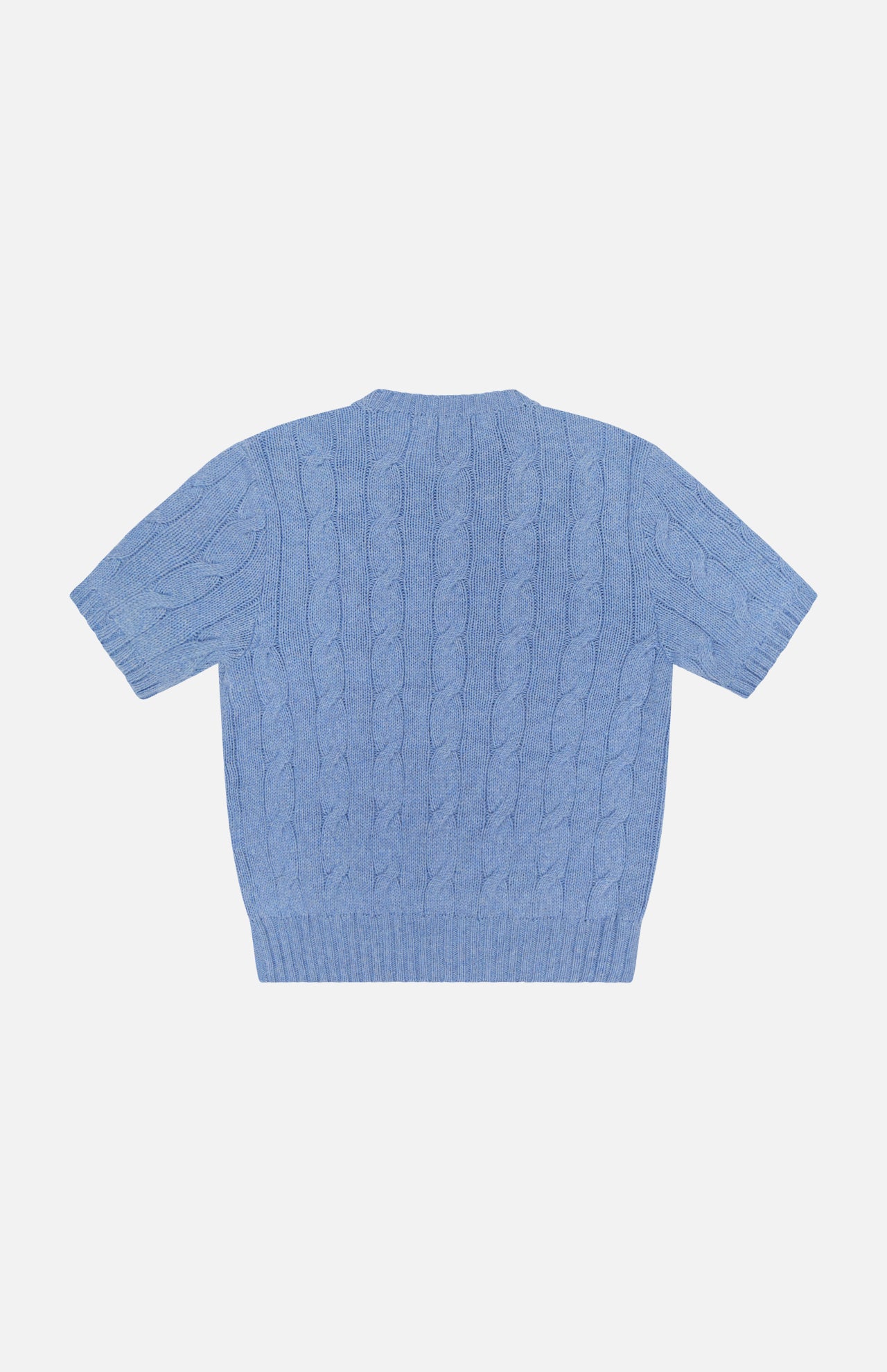Cashmere Classic Cropped Pullover Sweater - Image 3