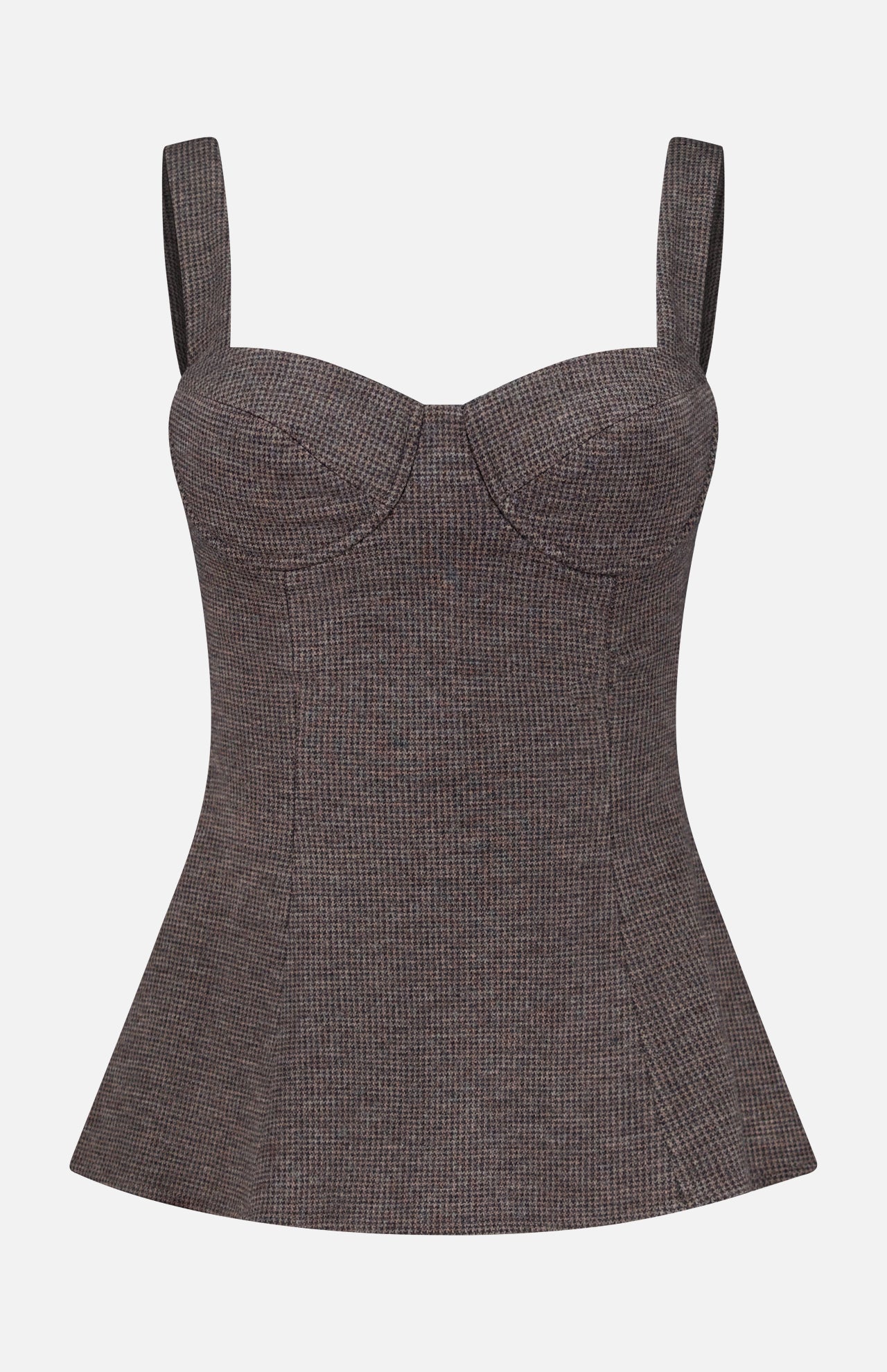 Jersey Knit Sweetheart Tank Top
