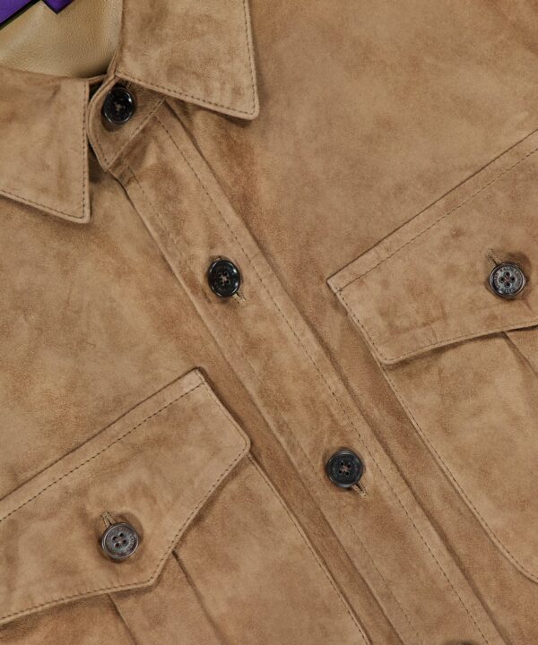 Alternative view of Landry Lightweight Suede Long Sleeve Shirt