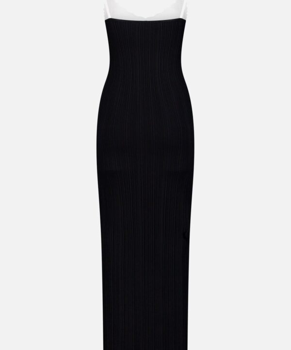 Amber Contrast Knit Maxi Dress - Image 3