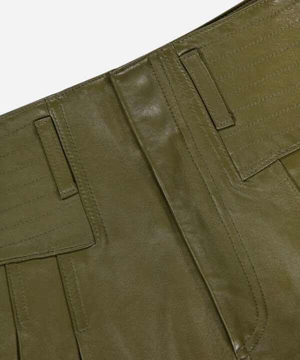 Alternative view of Justine Straight Leg Leather Pant