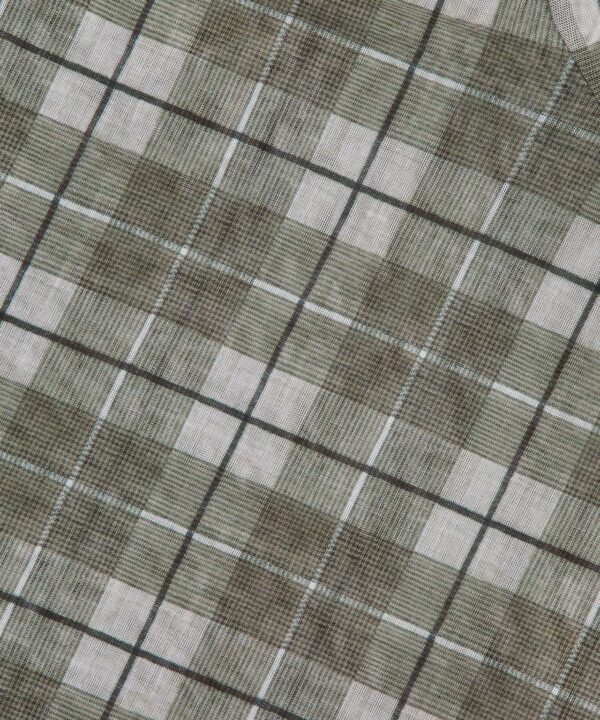 Alternative view of Flume Mesh Plaid Top