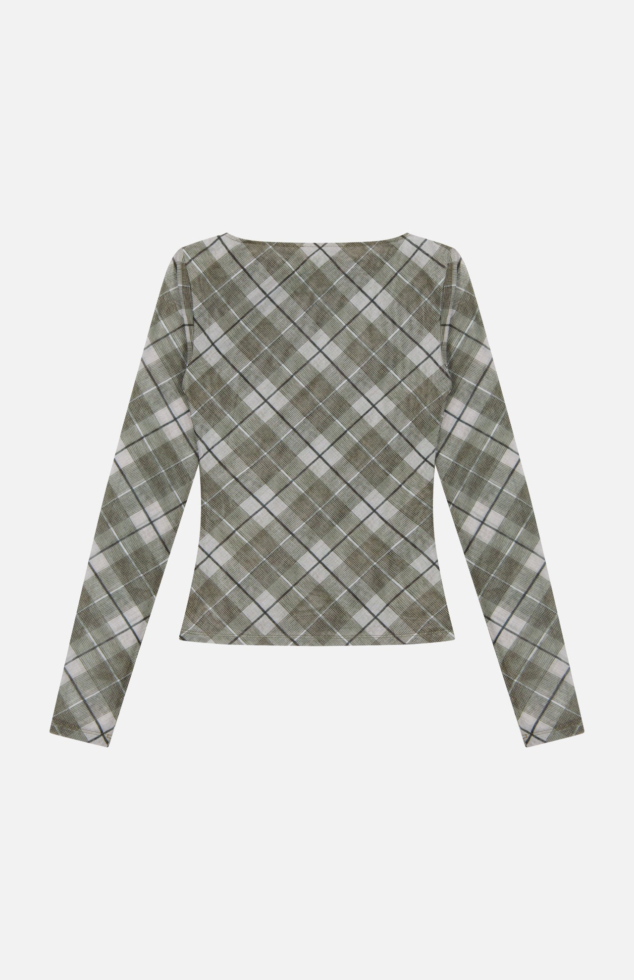 Flume Mesh Plaid Top - Image 3