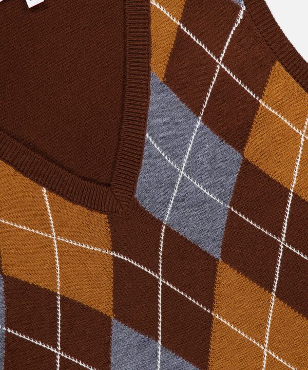 Alternative view of Gabriel Argyle Knit Vest