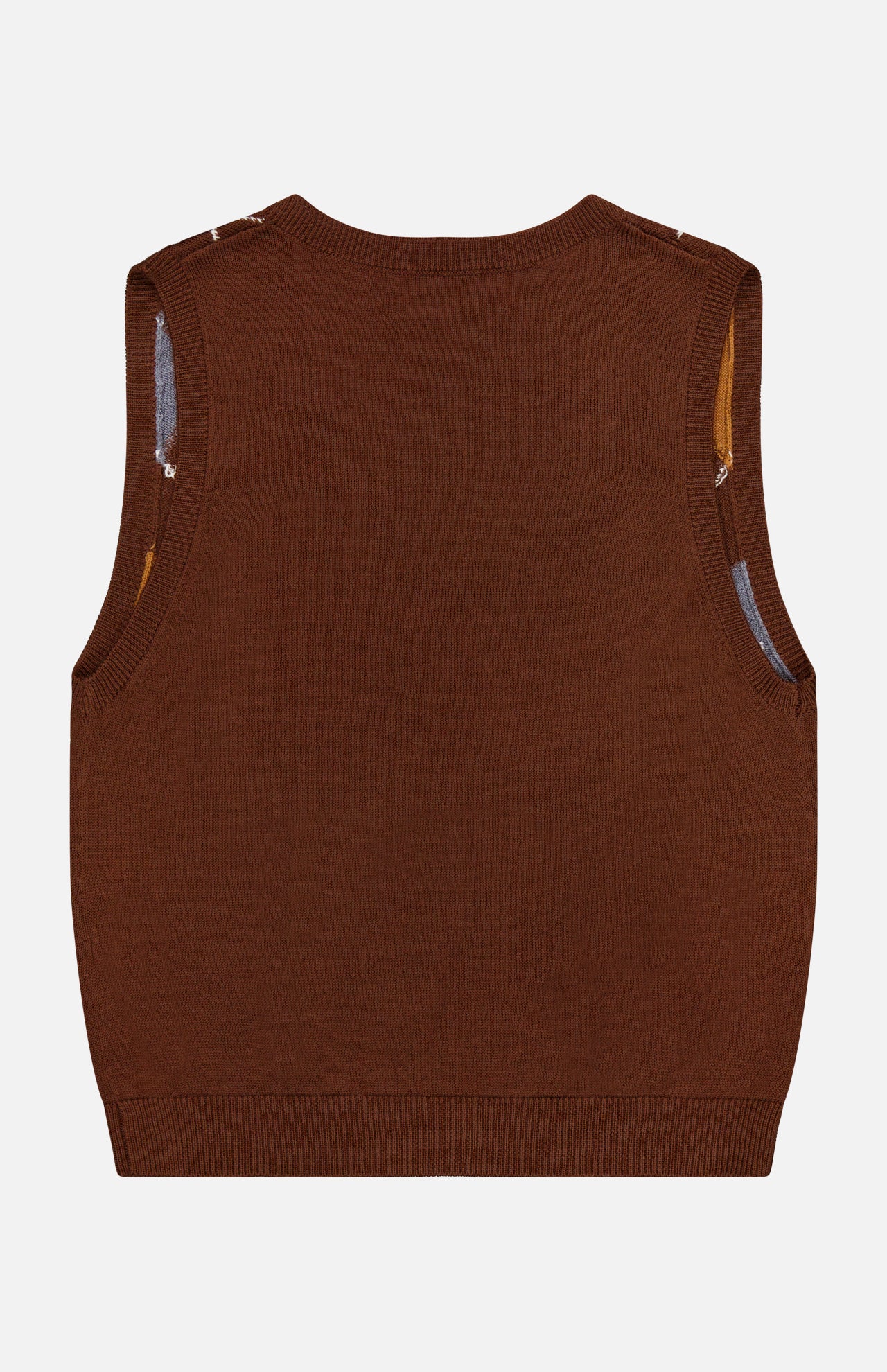 Gabriel Argyle Knit Vest - Image 3