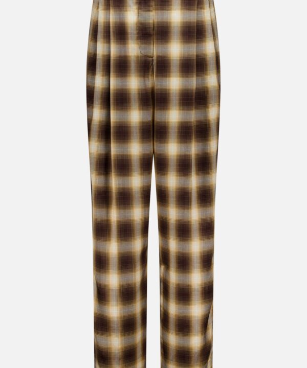 Hayes Plaid Straight Leg Pant