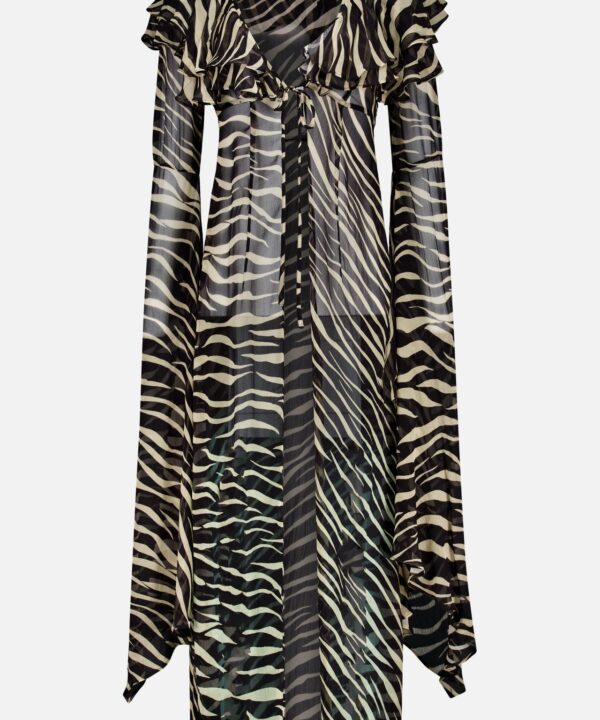 Kyle Zebra Print Maxi Top