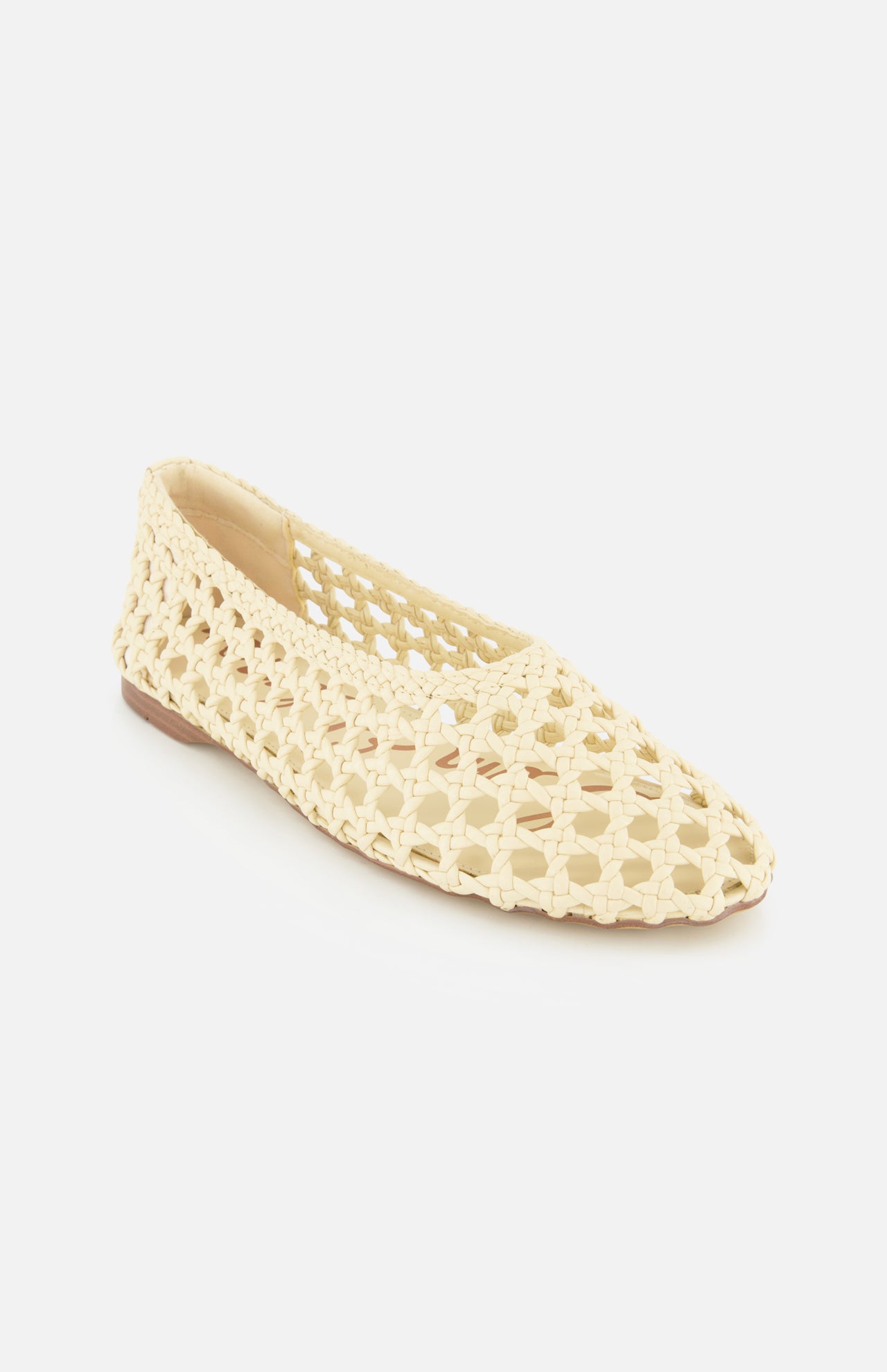 Shira Woven Leather Flat - Image 2