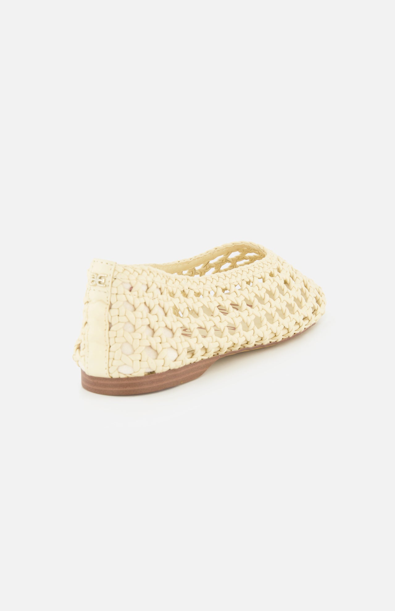 Shira Woven Leather Flat - Image 3