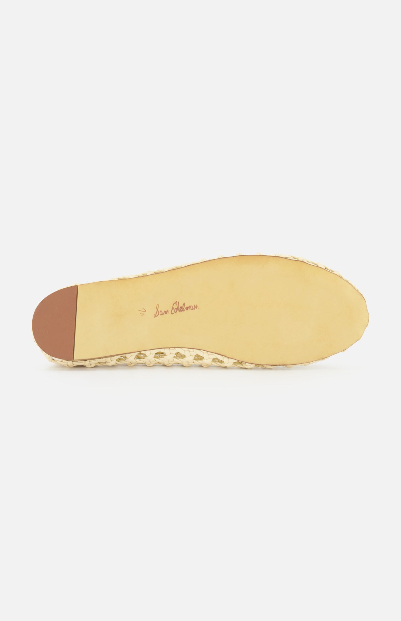 Shira Woven Leather Flat - Image 4