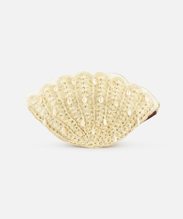 Sensi Studio Seashell Embroidered Clutch - Image 3