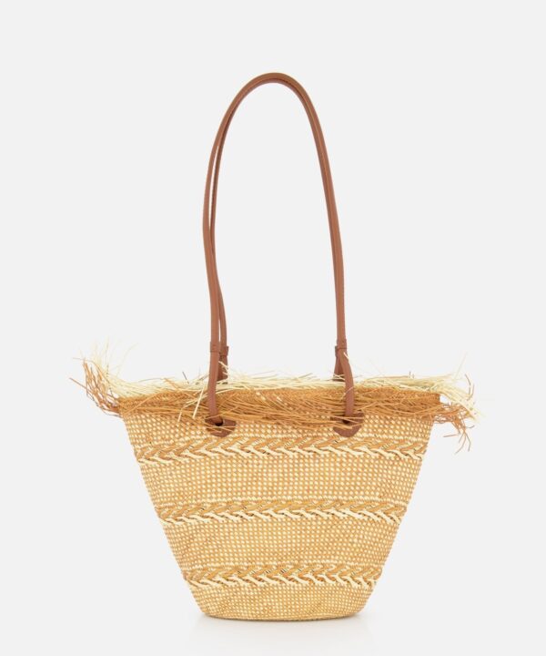 Textured Baby Basket Bag