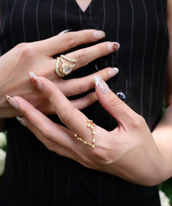 Pisces Diamond Constellation Ring - Image 3