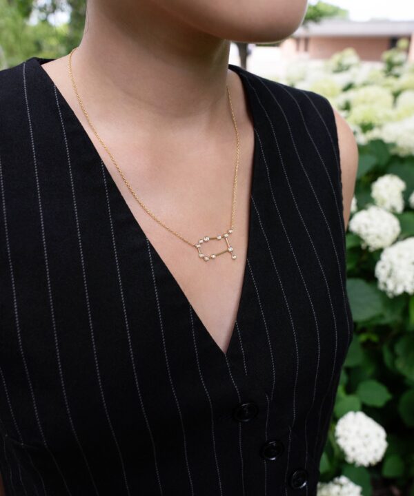 Gemini Diamond Constellation Necklace - Image 3