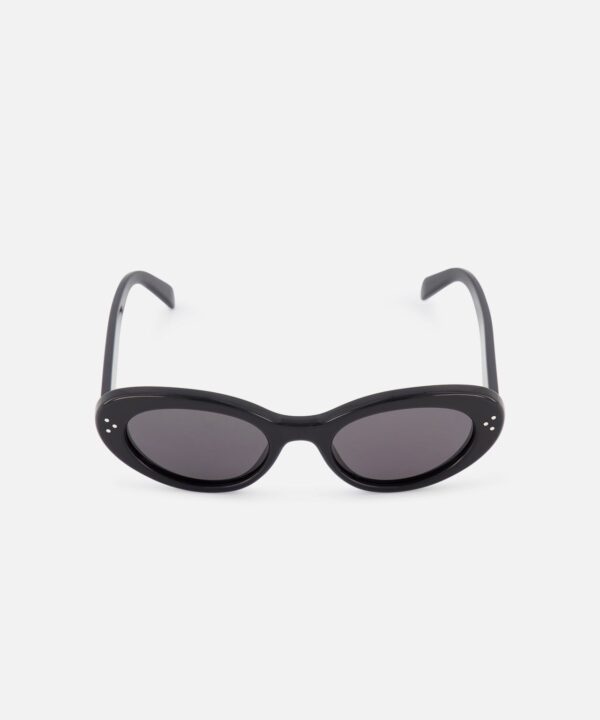 Cat Eye Grey Lens Black Sunglasses