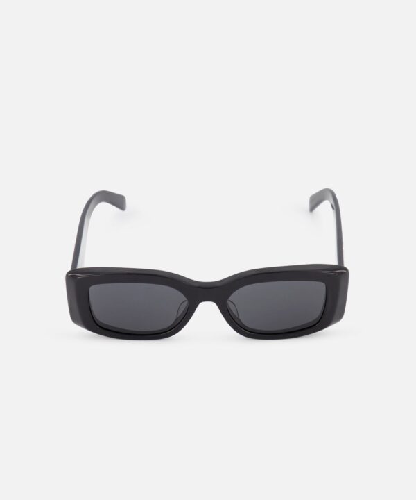 Rectangle Thick Temple Black Sunglasses