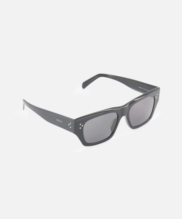 Alternative view of Celine Rectangular Black Sunglasses