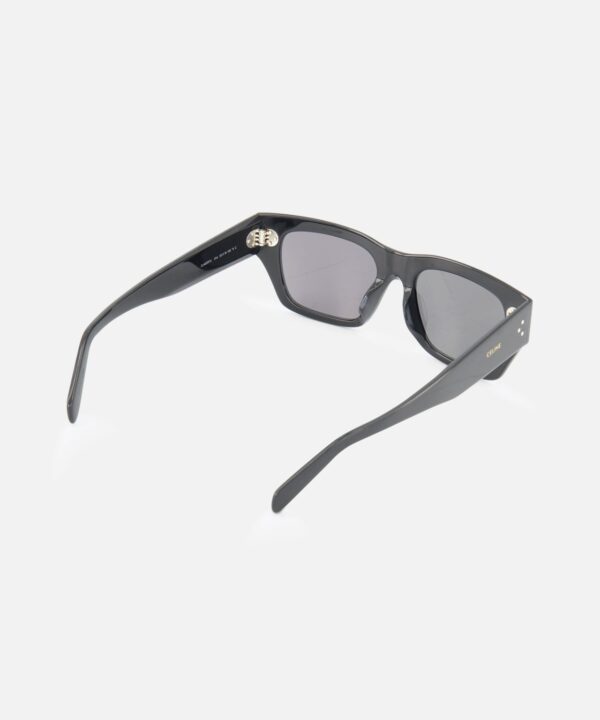 Celine Rectangular Black Sunglasses - Image 3