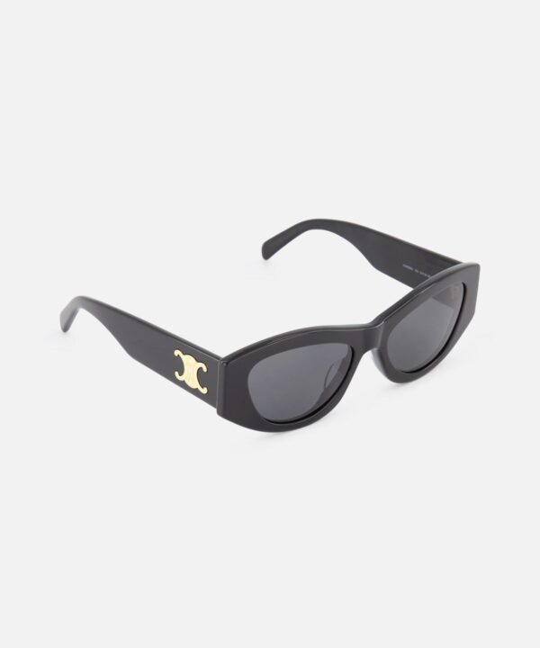 Alternative view of Celine Cat Eye Black Sunglasses