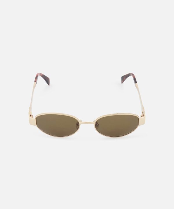 Celine Oval Gold Sunglasses