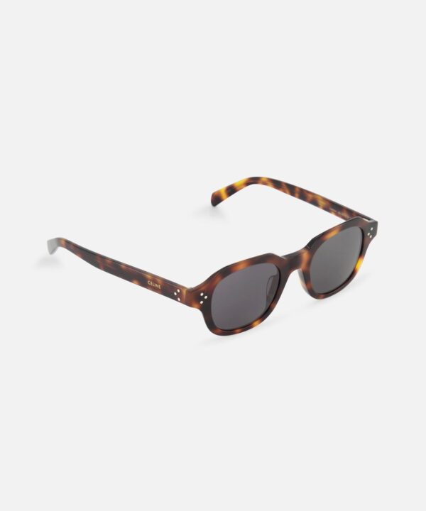 Alternative view of Celine Round Brown Tortoiseshell Sunglasses