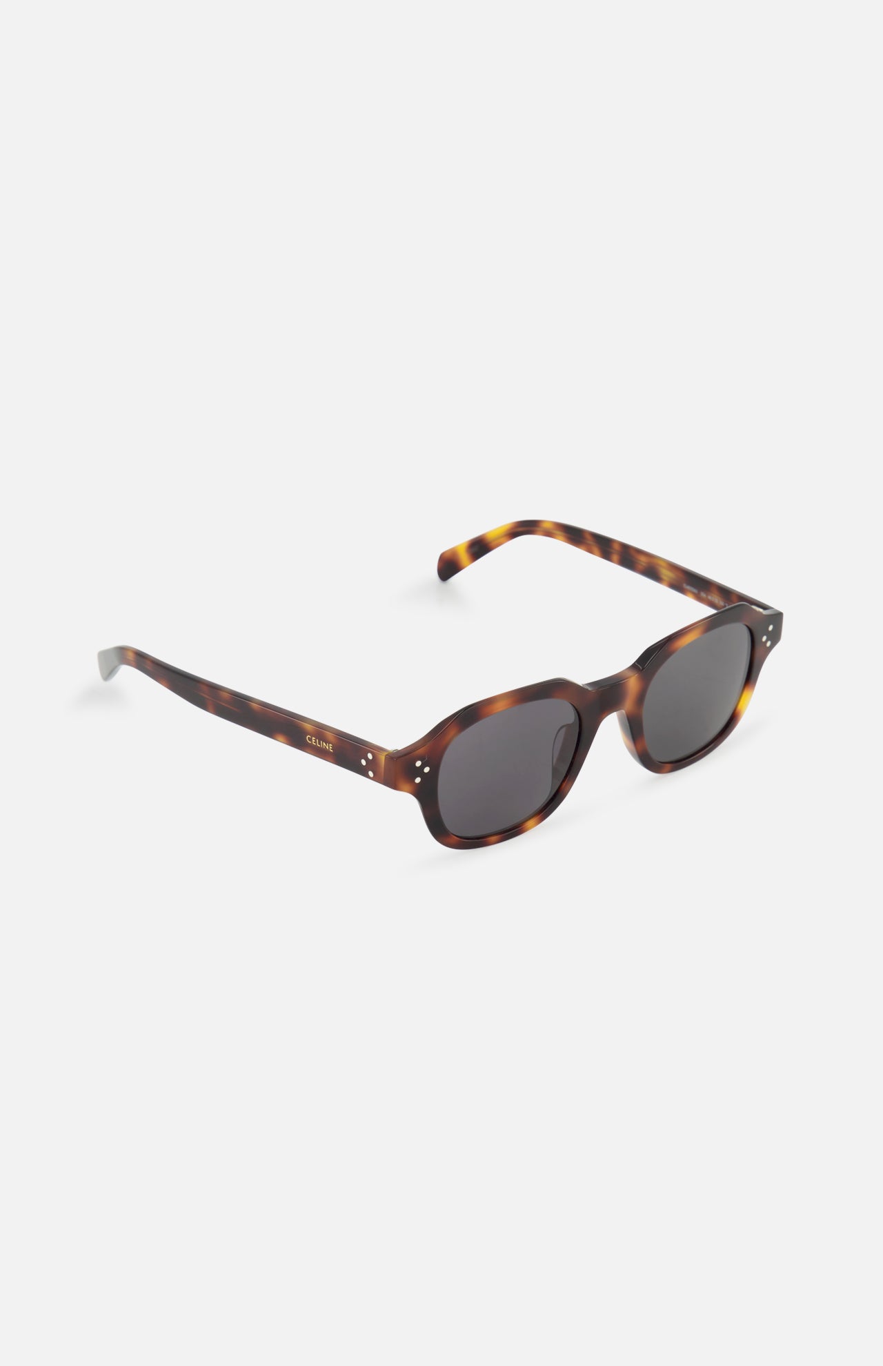 Celine Round Brown Tortoiseshell Sunglasses - Image 2