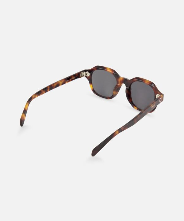 Celine Round Brown Tortoiseshell Sunglasses - Image 3