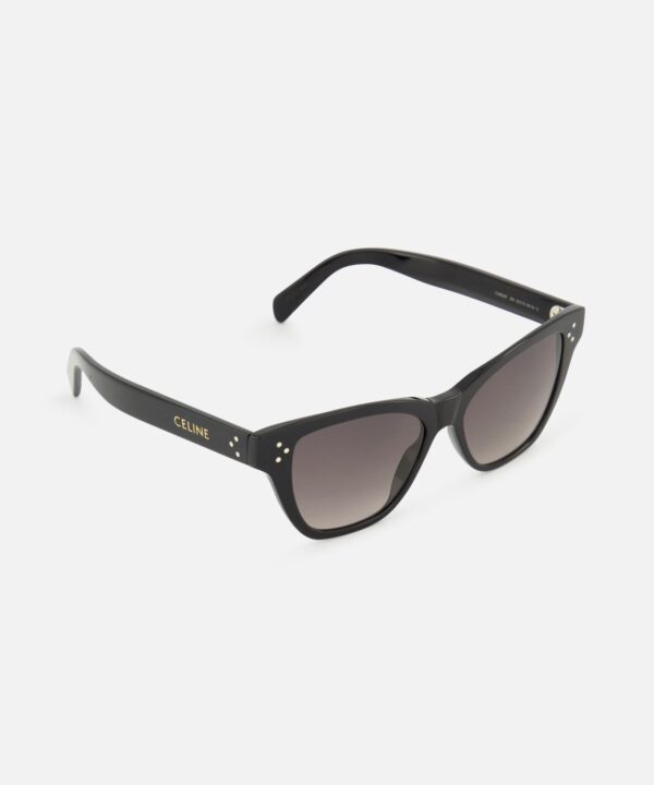 Alternative view of Celine Cat Eye Black Sunglasses