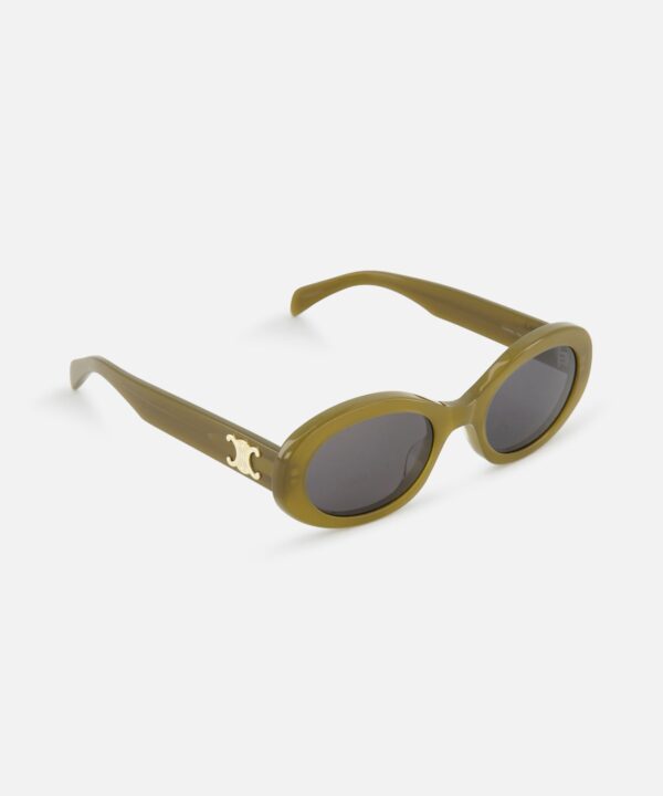 Alternative view of Celine Oval Green Sunglasses