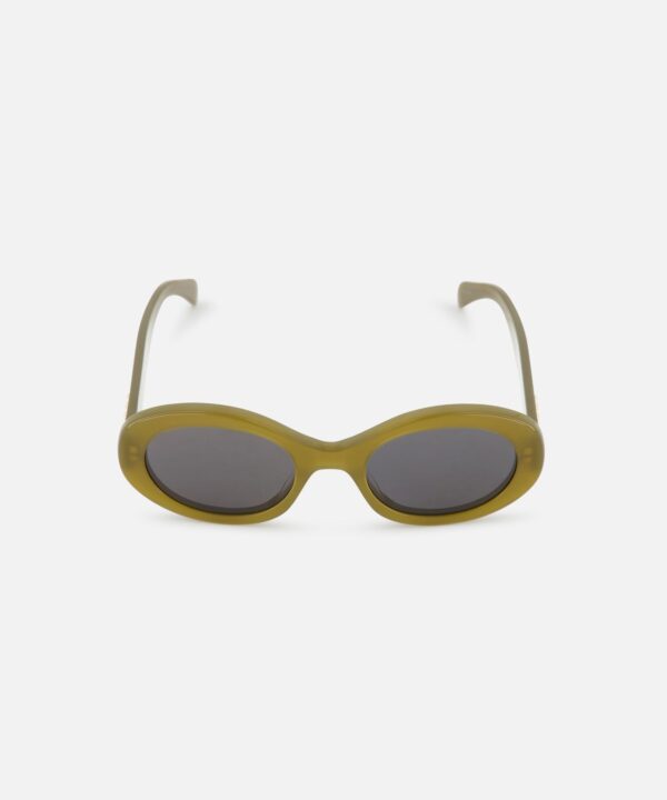 Celine Oval Green Sunglasses