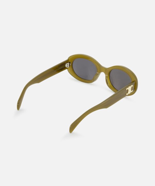 Celine Oval Green Sunglasses - Image 3