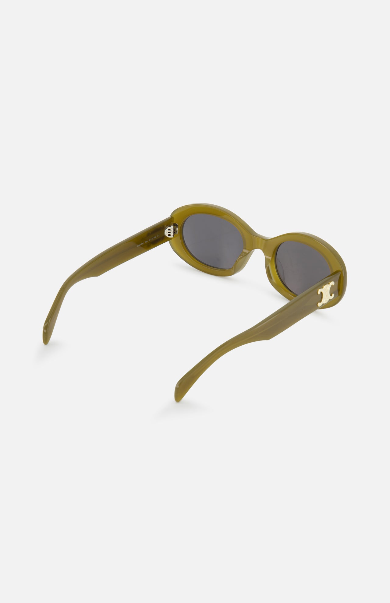Celine Oval Green Sunglasses - Image 3