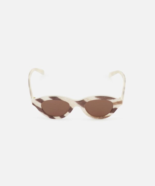 Celine Round Animal Print Sunglasses