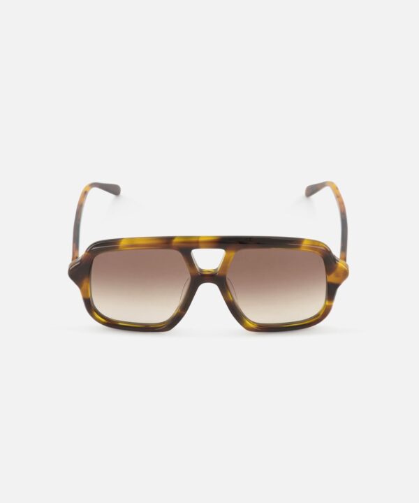 Loewe Rectangle Brown Tortoiseshell Sunglasses