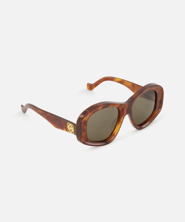 Alternative view of Loewe Oval Brown Tortoiseshell Sunglasses