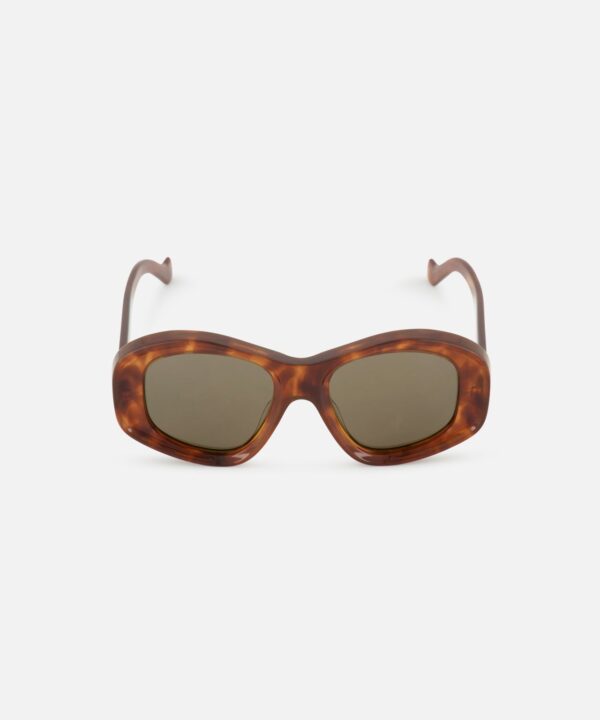 Loewe Oval Brown Tortoiseshell Sunglasses