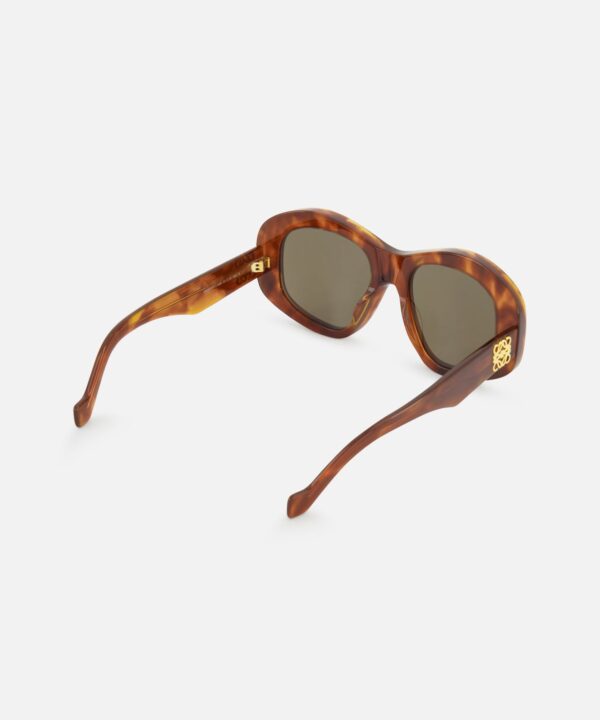 Loewe Oval Brown Tortoiseshell Sunglasses - Image 3