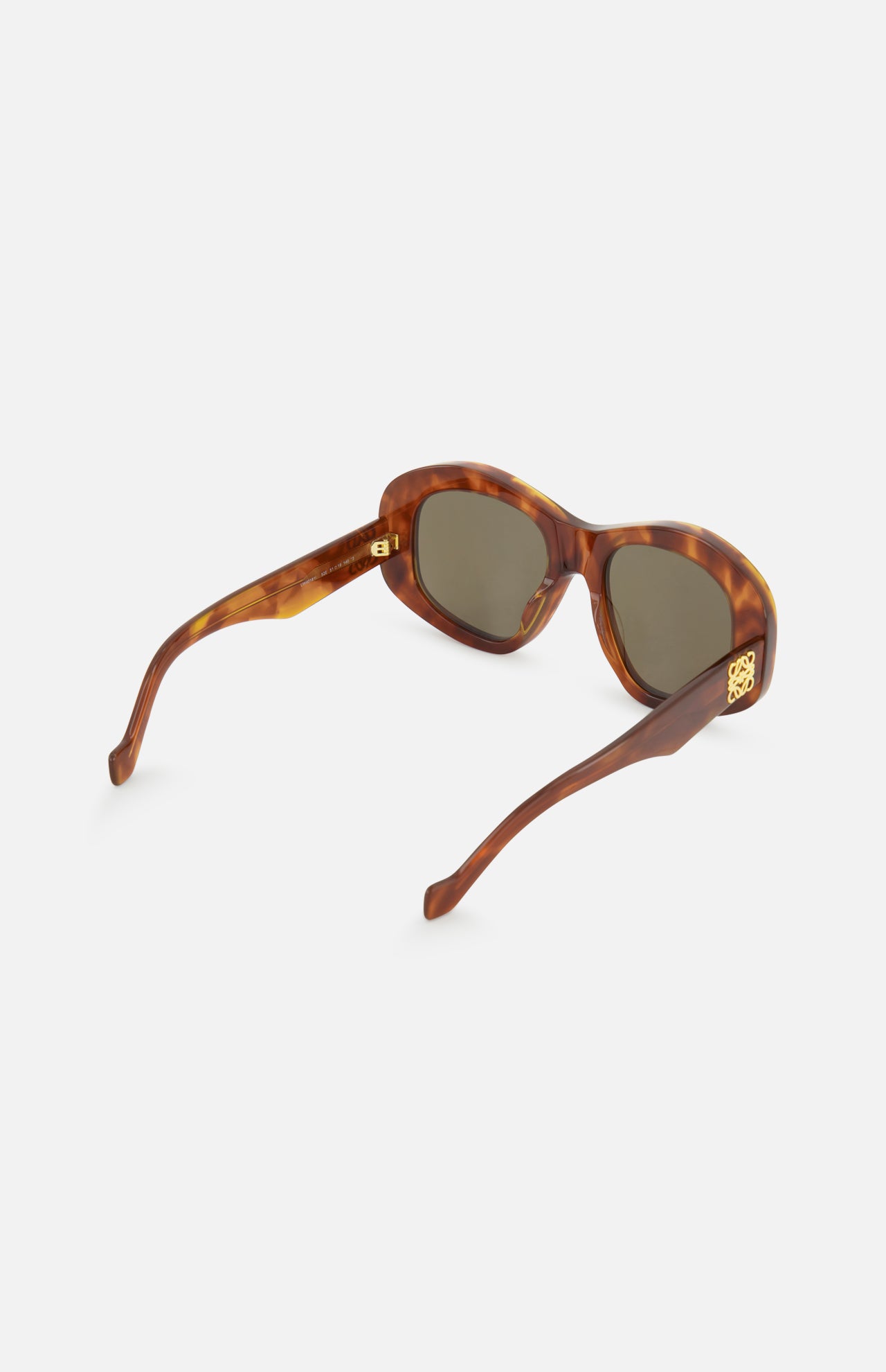 Loewe Oval Brown Tortoiseshell Sunglasses - Image 3